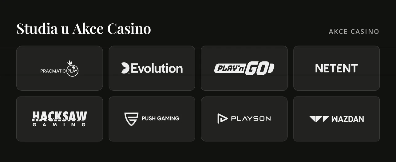 Studia v Akce Casino zkontrolujte.