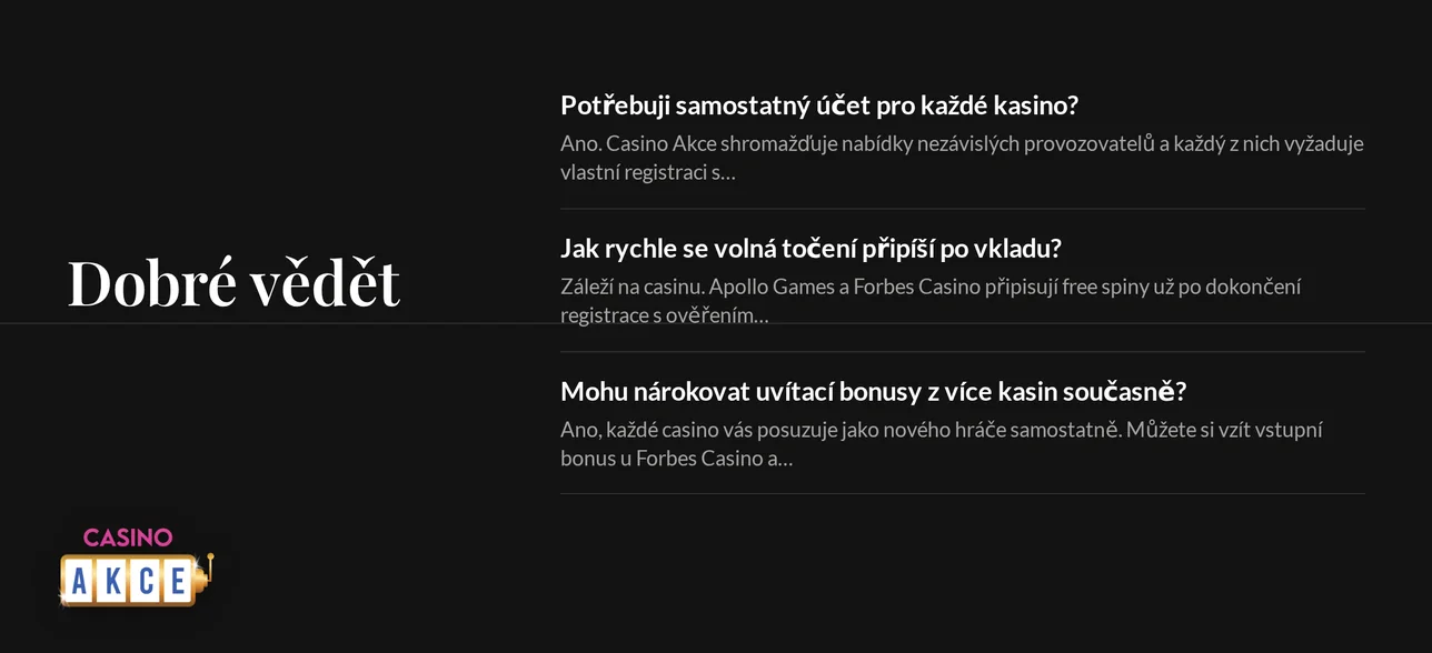 Nejčastější otázky hráčů
